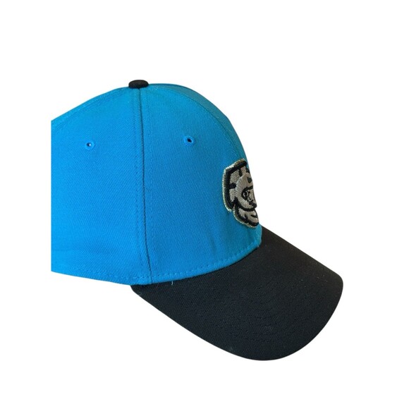 Charlotte Knights New Era 39Thirty Fitted Hat Teal Black Minor League Baseball - Picture 9 of 13